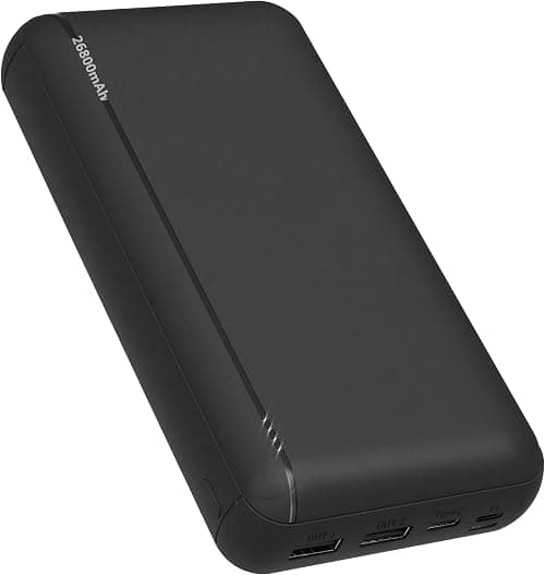 Power Bank 20000mAh, Fast Charging Portable Charger,22.5W Powerbank with USB-C 3 Output 2 Input External Battery Pack Compatible with iPhone Samsung Galaxy Huawei iPad and More (Black(20K)) on Amazon.ae - Price Tracker