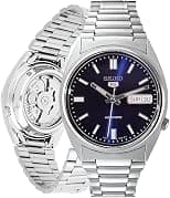 SEIKO Automatic Watch for Men 5-7S Collection - with Day/Date Calendar, Luminous Hands, Stainless Steel Case & Bracelet - Amazon.ae Price Tracker