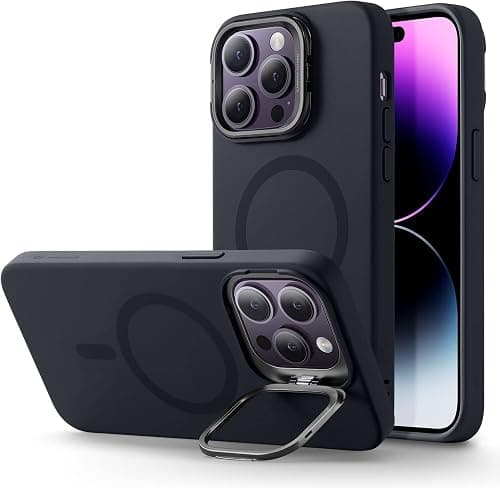 ESR Cloud Kickstand Case for iPhone 14 Pro Max, MagSafe Case with Stand, Military-Grade Protection, Strong Magnetic Lock, Built-in Camera Ring Stand, Black on Amazon.ae - Price Tracker