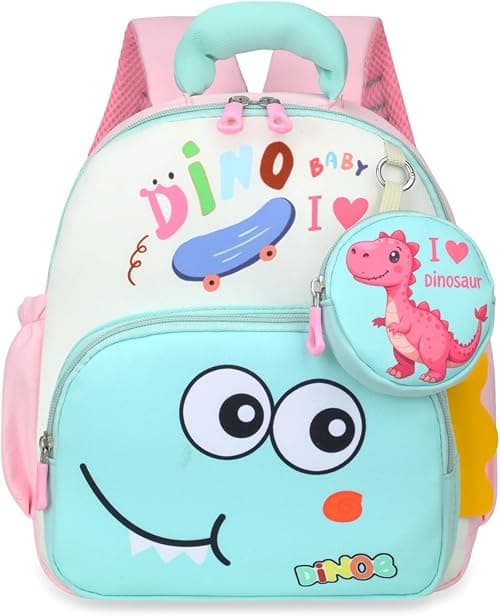 Toddler Backpack Kids Cute Cartoon Schoolbag Lightweight Bookbags Daypack School Backpack with Adujustable Strap Small Preschool Daycare Bag with Coin Pocket for Girls Boys on Amazon.ae - Price Tracker