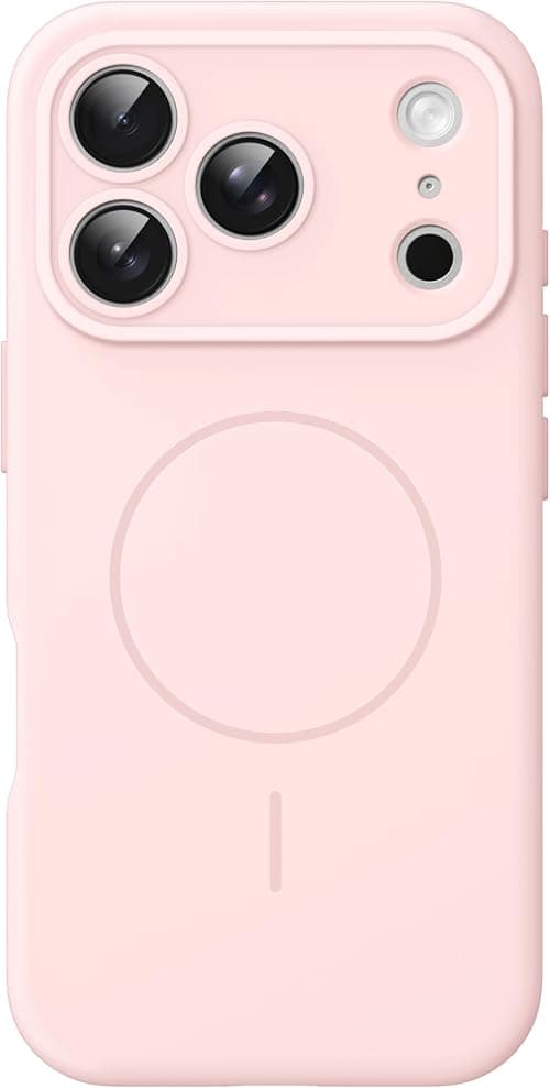 JETech Magnetic Silicone Case for iPhone 17 Pro Max, Light Pink on Amazon.ae - Price Tracker