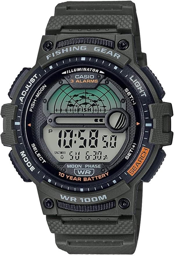 Casio Men's Fishing Timer Quartz Watch with Resin Strap on Amazon.ae - Price Tracker
