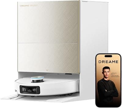 DREAME X60 Ultra Complete Robot Vacuum and Mop, 7.95cm Ultra-Thin Design, 8.8cm Obstacle Clearing, 35kPa Suction, Self Emptying&Refilling, Mop Self-Cleaning, 280+ Obstacle Avoidance, White on Amazon.ae - Price Tracker