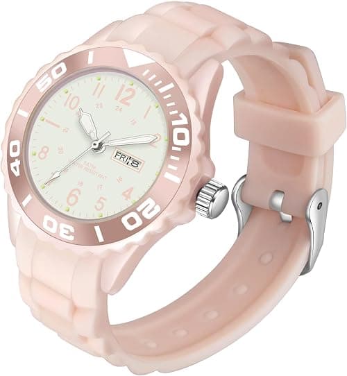 Womens Analogue Watches Waterproof Sport Watch Nurse Wrist Watch Outdoor Simple Casual Small Watch Luminous Ladies Wristwatch Silicone Watch Time with Second Hand Calendar on Amazon.ae - Price Tracker