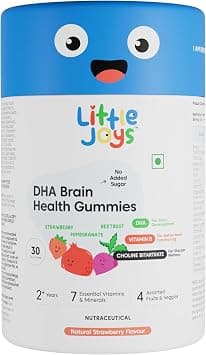 Little Joys DHA Brain Health Gummies For Kids | 2-6 years | 30 Day Pack | Improved Concentration, Mood & Sleep | Packed With 8 Vitamins & Minerals | Multivitamin Gummies For Kids With No Added Sugar on Amazon.ae - Price Tracker
