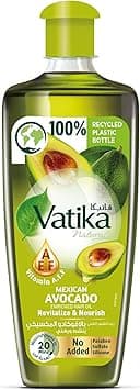 Vatika Naturals Mexican Avocado Hair Oil 200ml | Natural Oleic Acid & Vitamin A, E, F | For Shiny, Strong and Nourished Hair | No Paraben, No Sulfate, No Silicone on Amazon.ae - Price Tracker