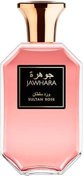 Jawhara Collection Sultan Rose Unisex Eau de Parfum, Woody Floral Fragrance, With Saffron, Rose Accord & Vanilla Incense, 3.3oz on Amazon.ae - Price Tracker