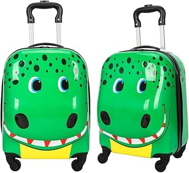 Kids Trolley Suitcase Lightweight Portable Children Suitcase Student Carry On Bag Hard Shell Boys Girls Small Travel Luggage Case with 4 Quite Spinner Wheels for Trip Tour Cabin (Crocodile) on Amazon - Best Deal Finder