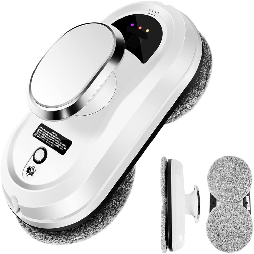 HCLSHOP Automatic Window Cleaner Robot, Smart Glass Cleaning Robotic for Indoor and Outdoor Glass Tile Window Cleaner Kit with Remote Control and 5600Pa Strong Suction on Amazon.ae - Price Tracker