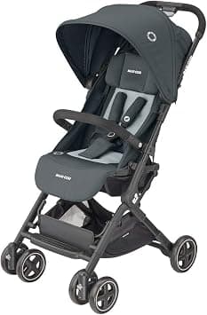 Maxi-Cosi Lara2 Baby Pram 0-4 Years 0-22kg Featherlight Compact Pushchair 3 Reclining Positions Flat Reclining Position Small Folding Shoulder Strap Essential Graphite on Amazon - Best Deal Finder
