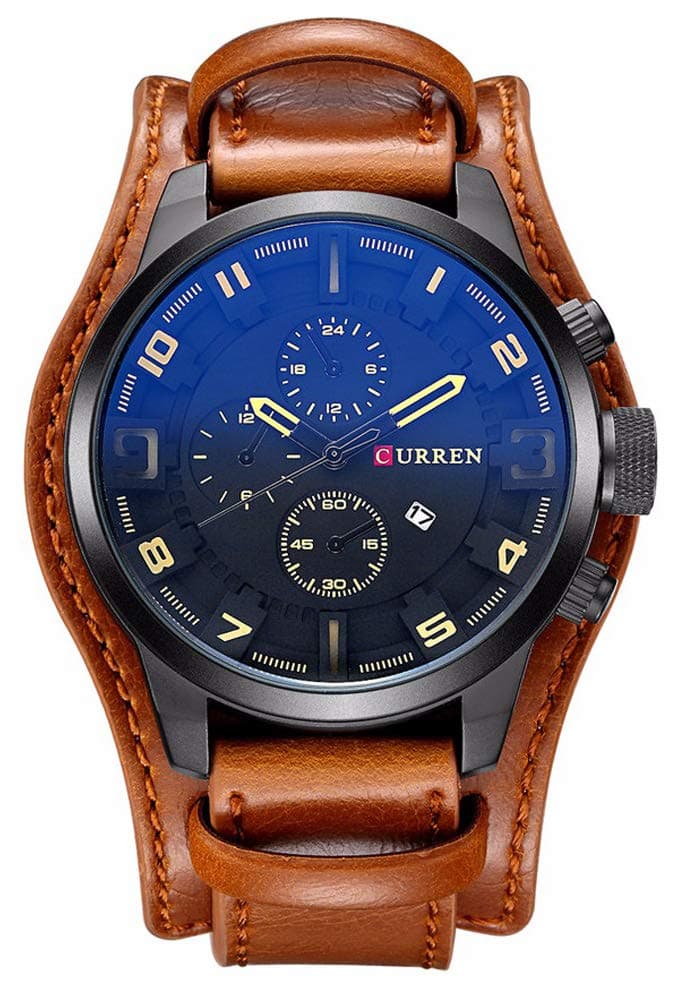 Curren Casual Watch For Men Analog Leather - CR8225 on Amazon.ae - Price Tracker