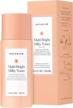 Naturium Multi-Bright Milky Toner, Exfoliating Skincare for Face with Azelaic Acid, 120 mL / 4 fl oz on Amazon.ae - Price Tracker