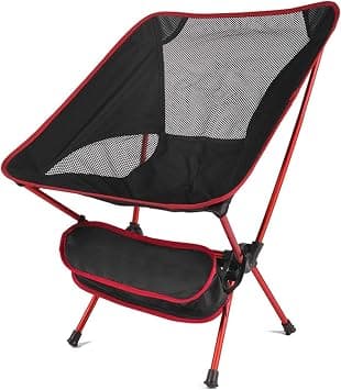 Portable Seat, Portable Lightweight Chair For Office Home Hiking Picnic BBQ Beach Outdoor Fishing Chairs (Color : Dark blue) on Amazon.ae - Price Tracker