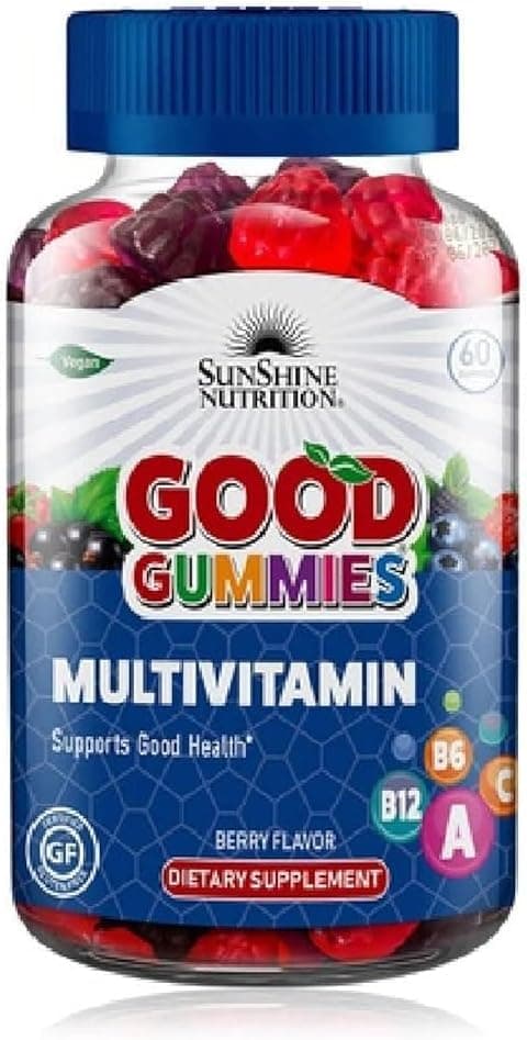 Sunshine Nutrition Multivitamins Good 60 Gummies | To Supports Overall Health | Natural Flavor on Amazon.ae - Price Tracker