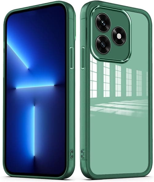 YUXING Case for Honor X5C Plus Transparent Case with Rear Camera Protector Very Thin and Shockproof Slim Back Cover – Green على Amazon.ae - متتبع الأسعار