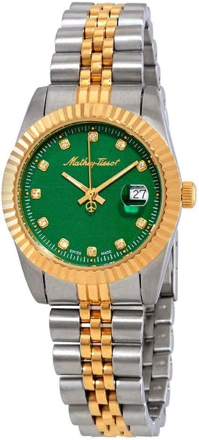 Mathey-Tissot Rolly III Crystal Green Dial Ladies Watch D810BV on Amazon.ae - Price Tracker