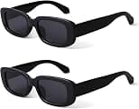 BUTABY Rectangle Sunglasses for Women Retro Driving Glasses 90’s Vintage Fashion Narrow Square Frame UV400 Protection - Amazon.ae Price Tracker