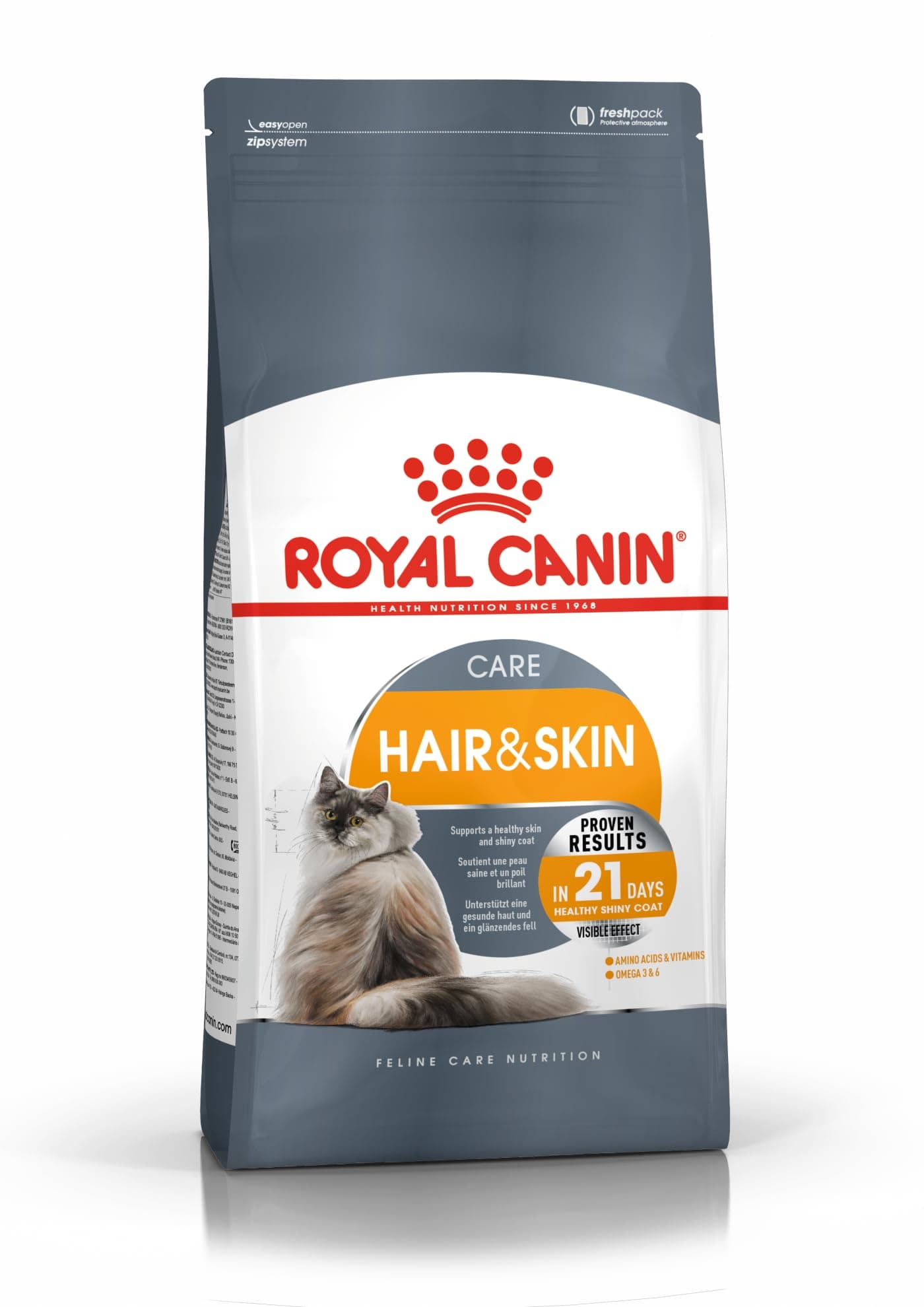Royal Canin FCN Feline Care Nutrition Hair & Skin 2kg Cat Dry Food on Amazon.ae - Price Tracker