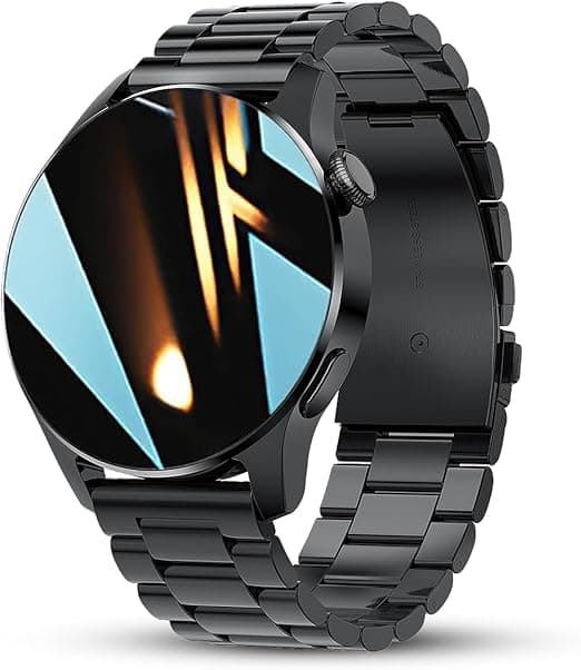 FILIEKEU Men Women Smart Watch Bluetooth Calls Heart Rate Sleep Monitor Steps Mens Smart Watch IP67 Waterproof Fitness Tracker Casual Black Stainless Steel Smart Watches for Android iOS on Amazon.ae - Price Tracker