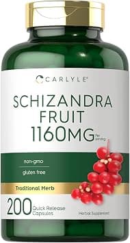Carlyle Schisandra Supplement 1160 mg | 200 Capsules | Berry Fruit Extract | Non-GMO and Gluten Free on Amazon.ae - Price Tracker