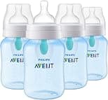 PHILIPS AVENT Anti Colic Bottle with AirFree Vent, 9oz, 4pk, Blue, SCY703/24, 4 Pack - Amazon.ae Price Tracker