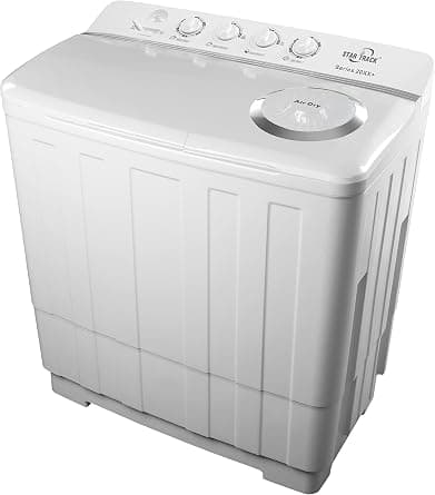 Star Track 20 kg Twin-tub Semi-Automatic Washing Machine, Top-Load Washer with Lint Filter, SW-2000W1-TK Spin-Dry(1 YEAR WARRANTY) on Amazon.ae - Price Tracker