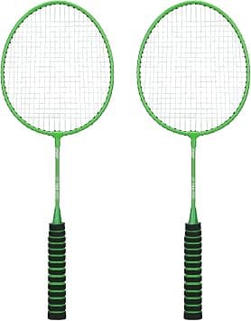 Double Badminton Rackets, Split Type Soft Nylon Handle Racket, Kids Badminton Racket Green Color على Amazon.ae - متتبع الأسعار