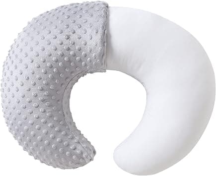 Nursing Pillow and Positioner, Breastfeeding, Bottle Feeding, Baby Sitting Support with Removable Ultra Soft Cover, Tummy Time Support for Baby Boys and Girls (Gray) on Amazon.ae - Price Tracker