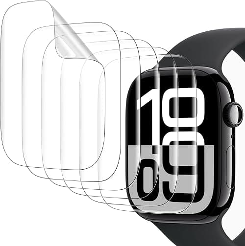 Piuellia 6 Pack Screen Protector for Apple Watch Series 11 Series 10 42mm, Ultra Thin Easy Installation Touch Sensitive HD TPU Hydrogel Film for iWatch on Amazon.ae - Price Tracker
