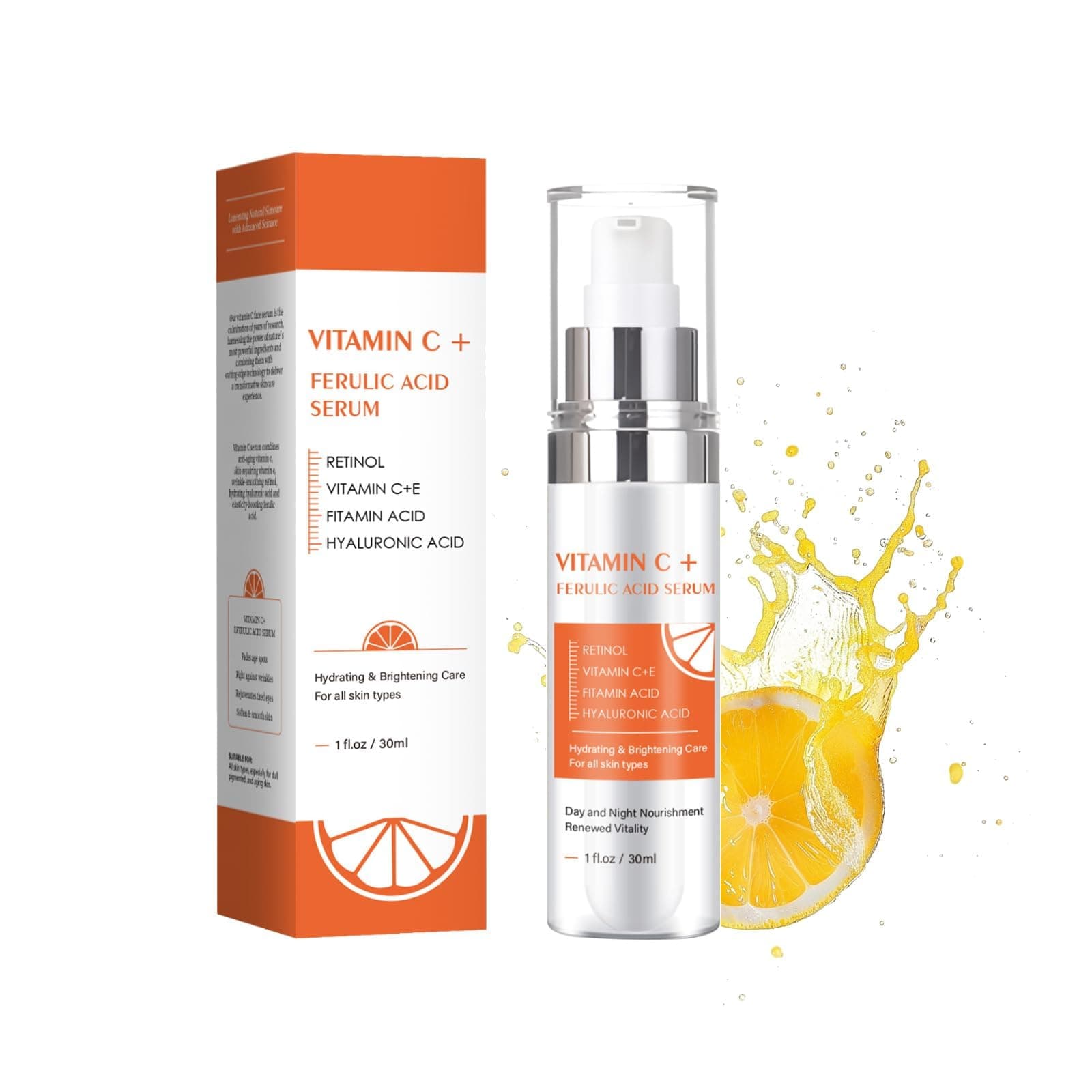 LBOYLOVE® Super Vitamin C 20% Serum for Women, Dark Spot Remover for Face, CE Ferulic Acid, Hyaluronic Acid, Retinol, Hydrate & Plump Skin Care Anti Aging Wrinkle Brightening Skincare -1 Fl Oz. on Amazon.ae - Price Tracker