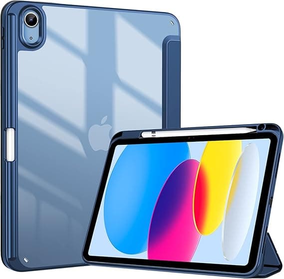 ProCase for iPad (A16) 11th Generation 11 Inch 2025/10th Generation 10.9 Inch 2022 Case with Pencil Holder, Hybrid iPad 11 10 Case with Clear Back, Supports Auto Wake/Sleep -Navy on Amazon.ae - Price Tracker