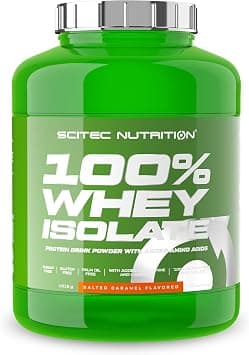 Scitec Nutrition 100% Whey Isolate - Pure Protein Power with BCAAs - Glutamine and Arginine - Sugar and Gluten Free Formula (1816 g, Salted Caramel) on Amazon - Best Deal Finder