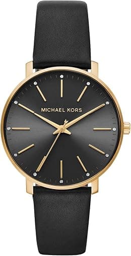 Michael Kors Pyper Women's Watch, Stainless Steel Watch for Women with Steel, Leather, or Silicone Band - متتبع أسعار Amazon.sa