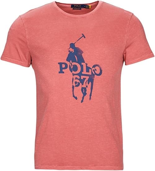 POLO RALPH LAUREN Shirt Polo Logo Tee Mens Big Polo Pony 67 T-Shirt on Amazon.ae - Price Tracker