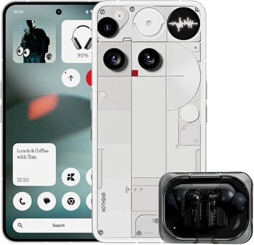 Nothing Phone (3) A024 5G White Bundle, (12 GB RAM, 256 GB Storage) 50 MP Camera,6.67" FHD+ flexible AMOLED LTPS display,5,150 mAh on Amazon - Best Deal Finder