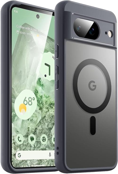 JETech Magnetic Case for Google Pixel 8 6.2-Inch 2023, Compatible with MagSafe, Translucent Matte Back Shockproof Phone Cover (Hazel) on Amazon - Best Deal Finder