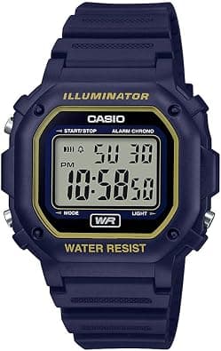 Casio F108WH Series | Men's Digital Watch | Illuminator | Water Resistant | LED Light | Daily Alarm | 1/100 SEC Stopwatch | 3 Hands (HR, Min, SEC) | Date/Day Display | Daily Alarm | 7 Year Battery - Amazon.sa Price Tracker