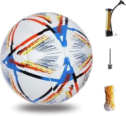 Football Club Training Ball,Football Soccer Ball Match,Premium Training Football For Kid Youth and Adult Size-5, Indoor & Outdoor Professional على Amazon.ae - متتبع الأسعار