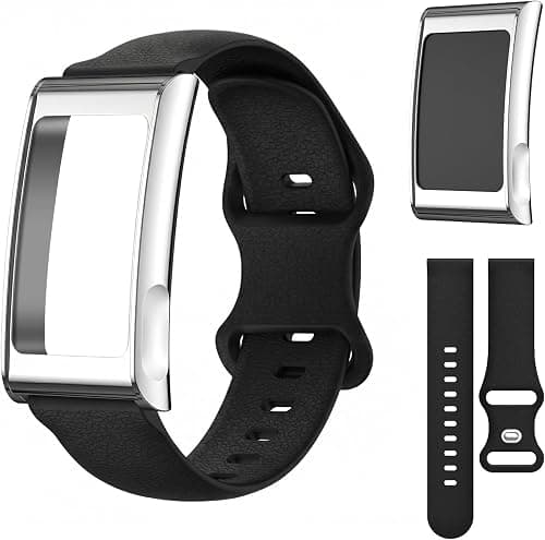 Silicone Replacement Band for Amazfit Helio Strap with Full Metal Protective Case, Sweat-Resistant Wrist Strap for High-Intensity Training on Amazon.ae - Price Tracker