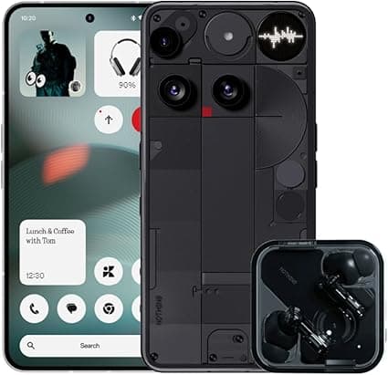 Nothing Phone (3) A024 5G Black Bundle, (16 GB RAM, 512 GB Storage) 50 MP Camera,6.67" FHD+ flexible AMOLED LTPS display,5,150 mAh on Amazon.ae - Price Tracker