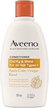 Aveeno Clarify and Shine Apple Cider Vinegar Scalp Soothing Conditioner for all Hair Types 300ml on Amazon.ae - Price Tracker