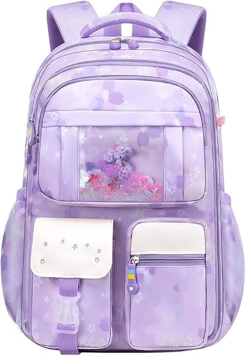 HANNEA® School Backpack for Girls, Cartoon School Backpack for Schoolgirls Large Capacity Girls Backpack for Kids on Amazon.ae - Price Tracker