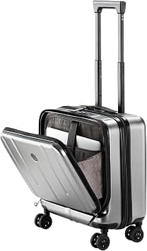 TydeCkare 16" Carry on Luggage with 2 Laptop Compartments, Lightweight Hardshell ABS+PC Suitcase with Dual Control Lock, with YKK Zipper, 4 Spinner Silent Wheels on Amazon - Best Deal Finder