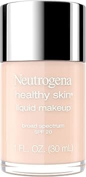 Neutrogena Healthy Skin Liquid Makeup Foundation, Broad Spectrum SPF 20 Sunscreen, Lightweight & Flawless Coverage Foundation with Antioxidant Vitamin E & Feverfew, Natural Ivory, 1 fl. oz on Amazon.ae - Price Tracker
