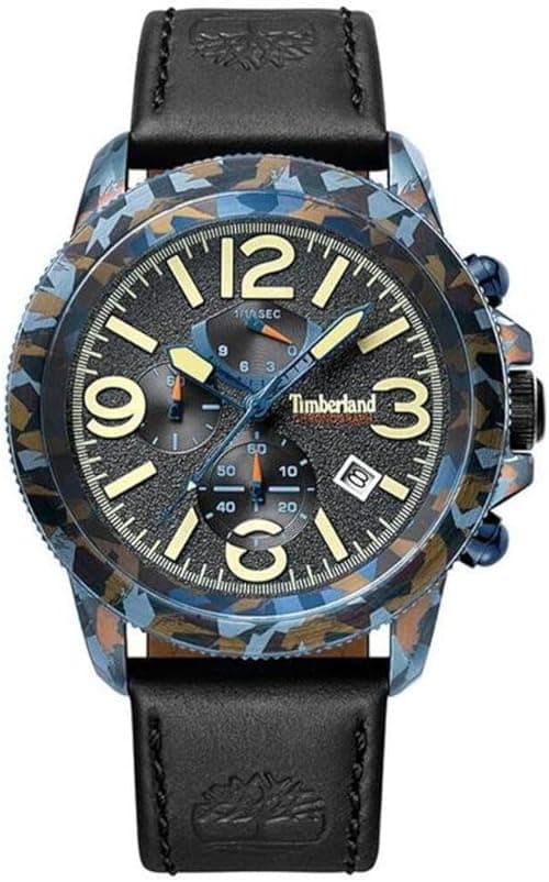 Timberland Black Dial Color Leather Strap Watch - TBL15474JSBL-61 on Amazon.ae - Price Tracker