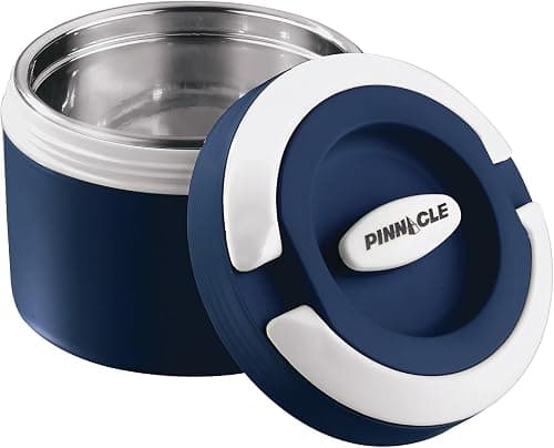 Winsor Pinnacle Prime Lunch Box 600Ml | Tiffin Hot box for kids stainless steel | Portable Insulated Lunch box for office with Assorted Color - Blue | Grey | Green على Amazon.ae - متتبع الأسعار
