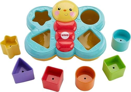 Fisher-Price Butterfly Shape Sorter, Baby Toy Blocks on Amazon - Best Deal Finder