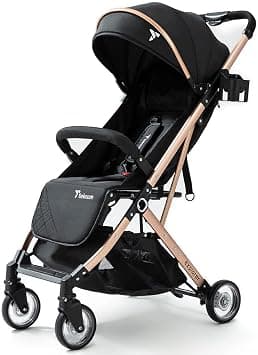 Teknum Explorer Travel Stroller|Premium Stroller|Lightweight|Air Cabin Friendly|Easy to Fold|Wide Seat Base|Multi-Postion Recline Backrest|Adjustable Cannopy|5-Point Safety Harness|6-36Months|Black on Amazon - Best Deal Finder