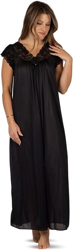 Shadowline Women’s Long Lace Nightgown 53” Length Gown Elegant Sleepwear - Amazon.sa Price Tracker