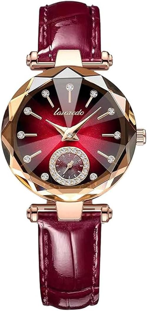 Top Brand Luxury Women's Watch, Watches for Women with Diamond Dial Elegant Leather Strap, Waterproof, Fashion Diamond Dial Wrist Watch, Jewelry Gift for Wedding Anniversary on Amazon.ae - Price Tracker